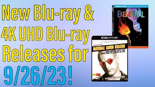 New Bluray amp 4K UHD Bluray Releases for September 26th 2023 [upl. by Orsa]