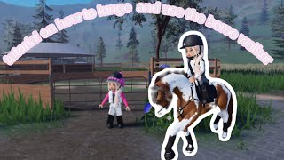 TUTORIAL ON HOW TO LUNGE AND USE THE HORSE WALKER IN STRIDEWAYRobloxhorse game [upl. by Aener]