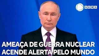 Ameaça de guerra nuclear acende alerta [upl. by Wonacott255]