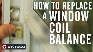 How to replace a window coil balance [upl. by Yelraf]