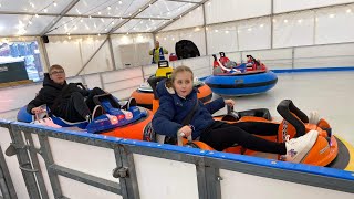 We try Bumper Cars… on ICE [upl. by Ttennaej262]