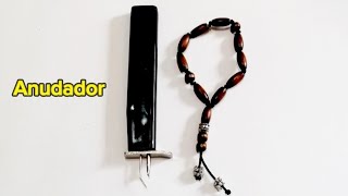 👉TUTORIAL Cómo hacer un Collar de Nudos con Cuentas de Madera y Perla Negra para Hombres [upl. by Winny]