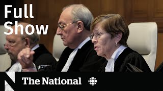 CBC News The National  UN’s top court orders Israel to prevent genocide in Gaza [upl. by Boru]