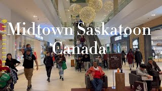 Downtown walking tour Saskatoon Canada [upl. by Gnilrets]