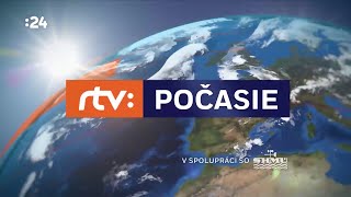 Weather IntroOutro  Slovakia RTVS 24 Počasie [upl. by Zetrom]