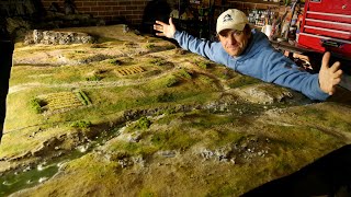 How I made this HUGE 8Ft UltraRealistic wargaming board [upl. by Betteanne]