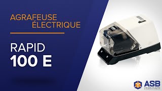 Agrafeuse électrique RAPID 100E I ASB [upl. by Anovahs649]