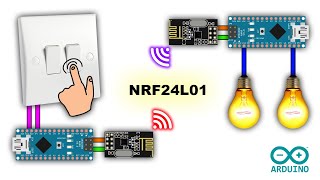 Arduino NRF24L01 Transceiver Controlled Relay Light [upl. by Lindsay]