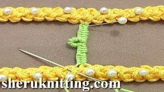 Buttonhole Stitch BarBridge with Twisted Picot Tutorial 50 Part 5 of 9 Needle Craft [upl. by Yam]