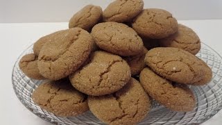 How to make Gingersnap Cookies Tutorial [upl. by Assiluj414]