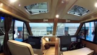 Cutwater 28 Family Cruiser toured at Atlantic City Boat Show by ABK Video [upl. by Sapers]