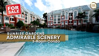 Singapore Condo Property Home Tour  Sunrise Gardens  3 Bedroom 1270 sqft by Clarence Chiong [upl. by Eirahs]