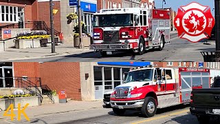 CK Fire  Pumper 19 amp Rescue 19 Responding [upl. by Amoakuh659]