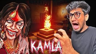 Playing KAMLA The Creepiest Indian Horror Game [upl. by Aelahs543]