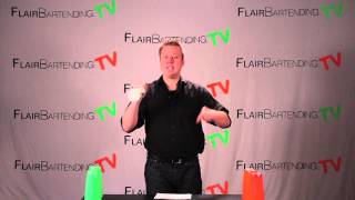 Juggling 3 Bottles Step 1 Flair Bartending TV Lesson 100 [upl. by Aicilana]