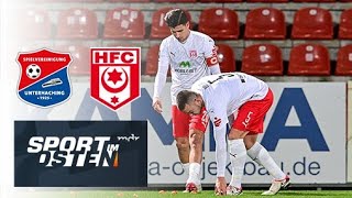 Hallescher FC veliert nach schwacher Vorstellung in Unterhaching  MDR aktuell 2145 Uhr  MDR [upl. by Allan]