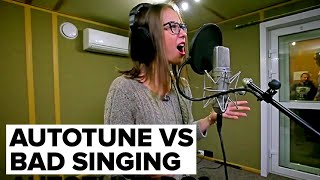 Can AUTOTUNE Fix My Terrible Singing🎤🔥 Before amp After [upl. by Asecnarf587]