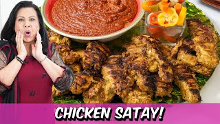 So Tender amp Soft Like Makhan Malai Chicken Satay Recipe in Urdu Hindi RKK [upl. by Dorkas]