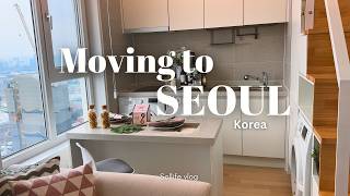 Moving to Seoul Korea  Apartment hunting 12 House tours Snowy Days Cafe hopping  VLOG [upl. by Christensen]