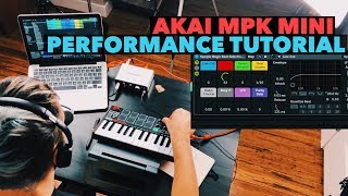 AKAI MPK Mini amp Ableton Live Performance Tutorial [upl. by Haddad]