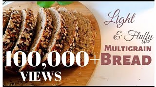 Its that easy How to Bake Loaf at home Light amp Fluffy Multigrain Whole Wheat Bread Wholesome Meal [upl. by Benedikt]