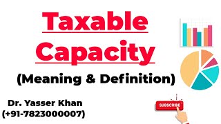 Taxable Capacity  Meaning amp Definition [upl. by Bunch660]