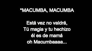 macumba  sonora dinamita karaoke [upl. by Dolhenty]