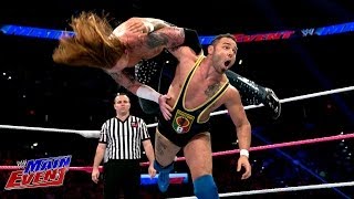 Santino Marella vs Heath Slater WWE Main Event Oct 30 2013 [upl. by Euqirat]