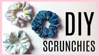 DIY Hair Scrunchies 5 minute Craft to make when youre bored [upl. by Ingles]