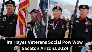 Ira Hayes Veterans Social Pow Wow Saturday Night Live Sacaton Arizona [upl. by Enecnarf]