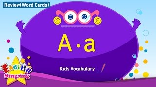 Kids vocabulary compilation  Words starting with A a  Word cards  review [upl. by Fidelity]