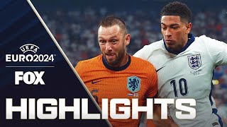 Netherlands vs England Highlights  UEFA Euro 2024  Semifinals [upl. by Oruntha]