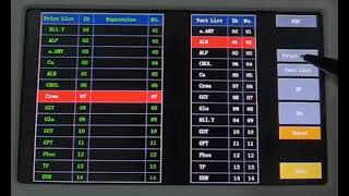 Full auto chemistry analyzer Testamp Print list order [upl. by Neehar]