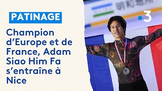 Le champion d’Europe en titre de patinage sentraîne à Nice avant la coupe de Chine [upl. by Kimball397]