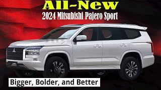 Mitsubishi Reveals the New 2024 Pajero Sport Bigger amp Tougher Than Ever [upl. by Drofdeb]