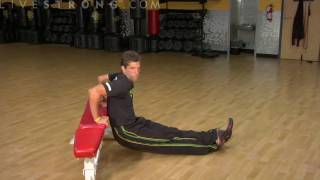 How to Do Bench Dip Exercises [upl. by Chi991]