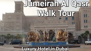 Jumeirah Al Qasr Walk Tour  Madinat Jumeriah  Hotel Accommodation in Dubai [upl. by Wohlen]