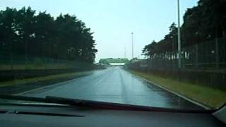 Wet track on circuit Zolder [upl. by Frymire]