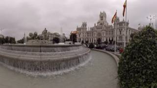 360 video Plaza de Cibeles Madrid Spain [upl. by Entirb]