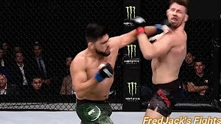 Kelvin Gastelum vs Michael Bisping Highlights Gastelum KNOCKS OUT Bisping ufc kelvingastelum [upl. by Assennev370]