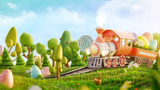 Kids Sleep Meditation EASTER EGG TRAIN Childrens Meditation Sleep Story [upl. by Kiersten862]