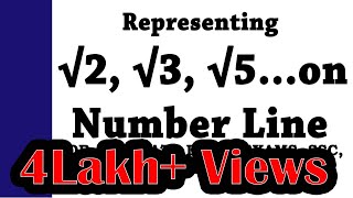 REPRESENT with proof  SQUARE ROOT 35 ON NUMBER LINE  GEOMETRICAL METHOD [upl. by Anawad598]