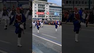 The Evzones  the elite Greek Presidential Guard  Hellas viral t athensgreece travel greek [upl. by Juli]