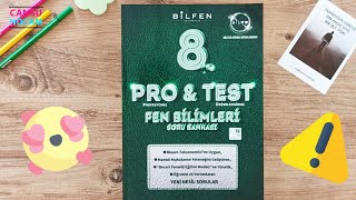 LGSYE AZ KALA BU KİTABI BİTİR  Bilfen Yayınları 8 Sınıf Pro amp Test Fen Bilimleri Soru Bankası [upl. by Ennovi]