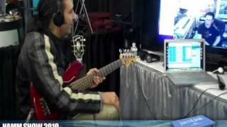 JamLink at the NAMM show 2010 Jamming from 450 miles away [upl. by Dorr]