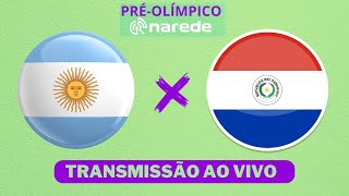 ARGENTINA X PARAGUAI AO VIVO  PRÉOLIMPICO 2024 AO VIVO [upl. by Ahsikym]