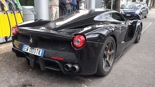 Powerslide Lovers LaFerrari w Valveless Exhaust In Action  Monza Circuit [upl. by Yht]