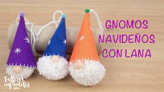 GNOMOS NAVIDEÑOS CON LANA [upl. by Atineb]