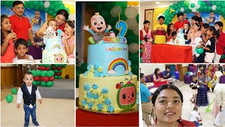 🤩Mokshith ka 2nd Birthday Celebration 🎂 🎈itna sab karke bhi kya fayda🙆‍♀️ [upl. by Oringa893]