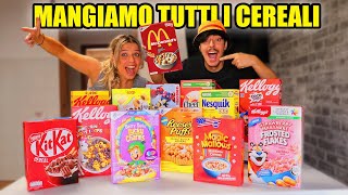 PROVIAMO TUTTI I CEREALI DEI SUPERMERCATI  CI SONO I CEREALI DEL MC DONALDS [upl. by Ecnedurp]